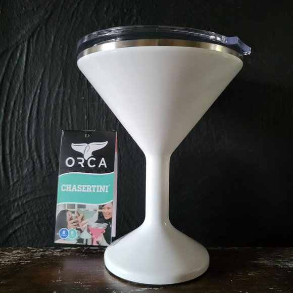 MGM Grand ORCA Chasertini Insulated Martini Style Sipping Cup with Lid - Picture 4 of 7